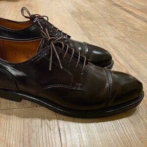 Alden 2160 Straight Tip Blucher, Size 8 US, D Width, Color 8 Shell Cordovan